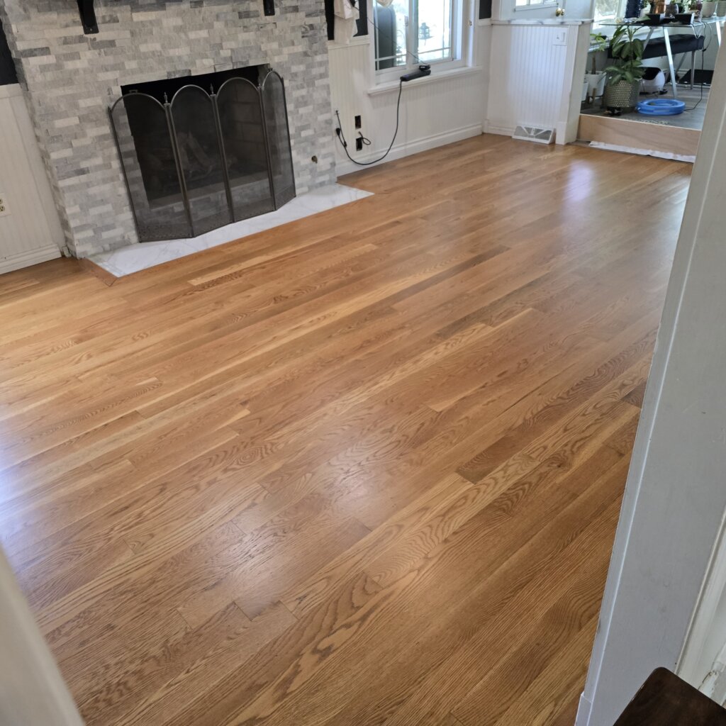 Hardwood Screen and Recoat Service in Denver, CO. Call us today for a free quote!